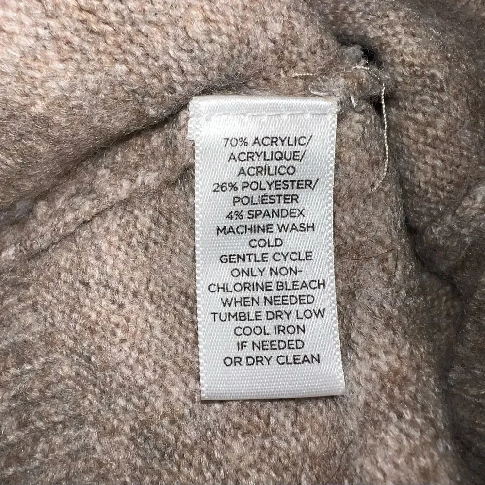 LOFT Ruffle Cold Shoulder Sweater size S - Picture 7 of 9